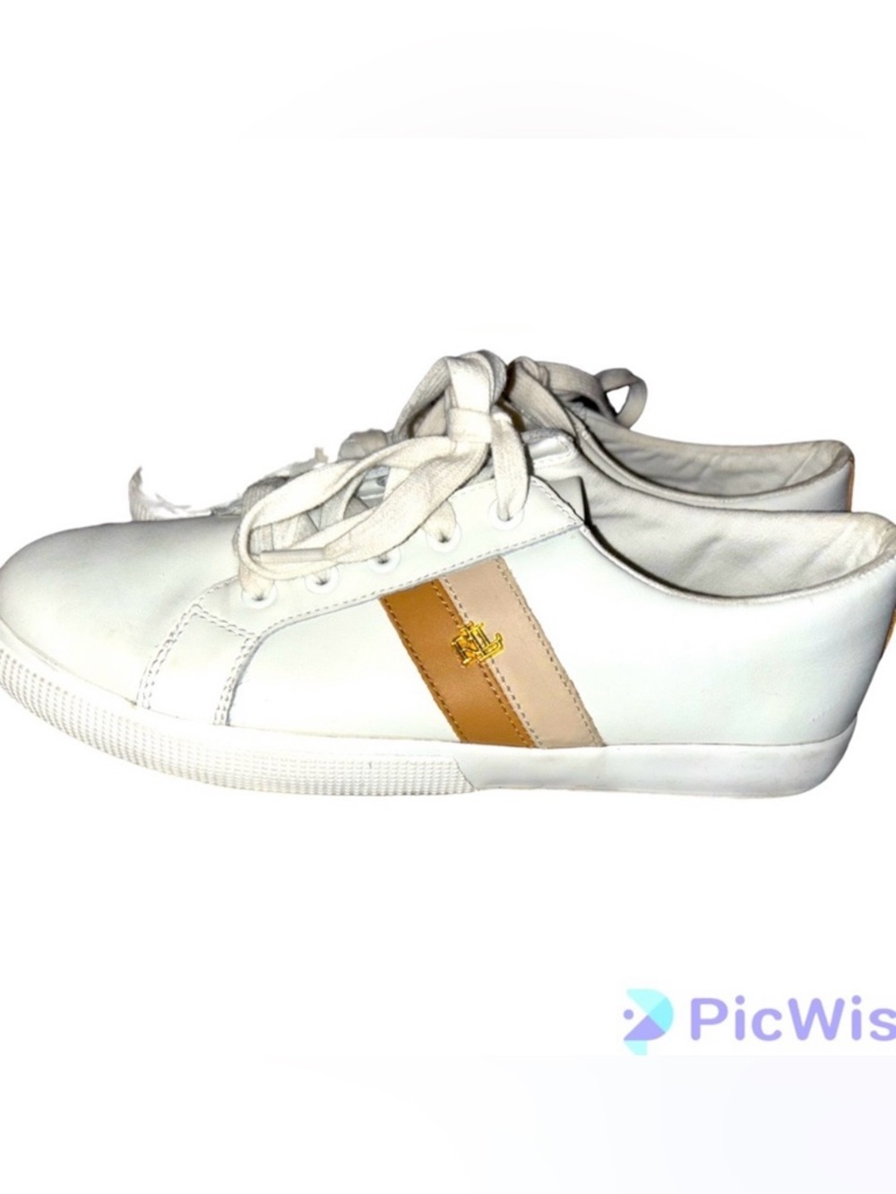 Lauren by Ralph Lauren Janson leather sneakers